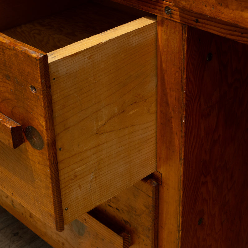 Early 20th c. Carpenter's Workbench with Drawers c.1930-1940