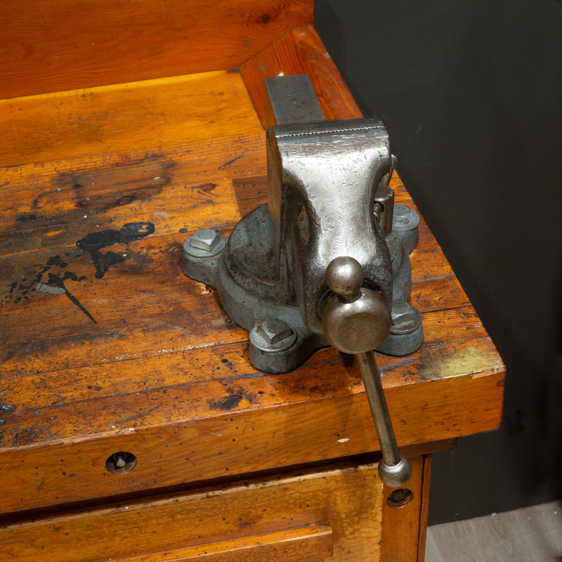 Early 20th c. Carpenter's Workbench with Drawers c.1930-1940