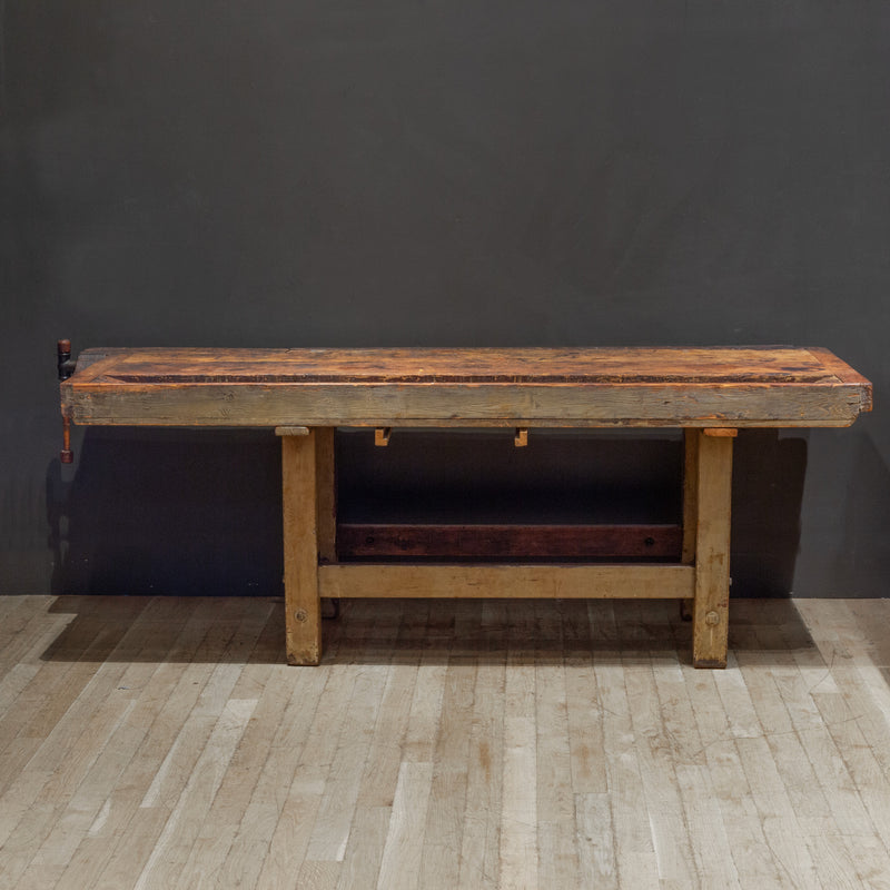 Antique Large Carpenter's Workbench c.1890-1900