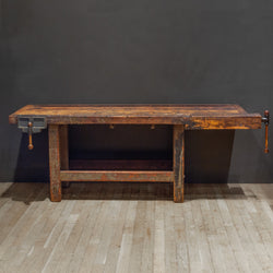 Antique Large Carpenter's Workbench c.1890-1900