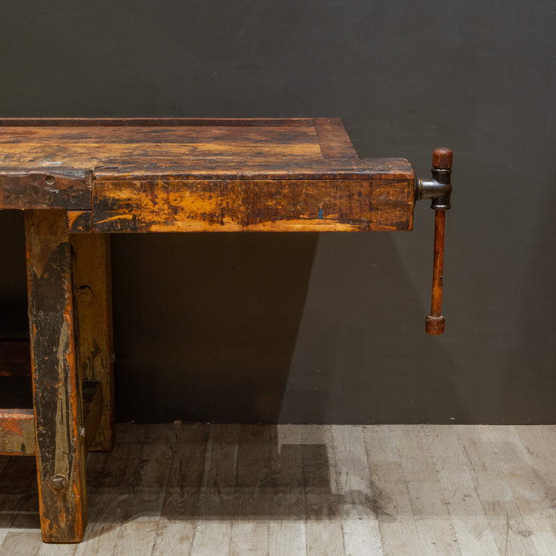 Antique c. Large Carpenter's Workbench c.1890-1900