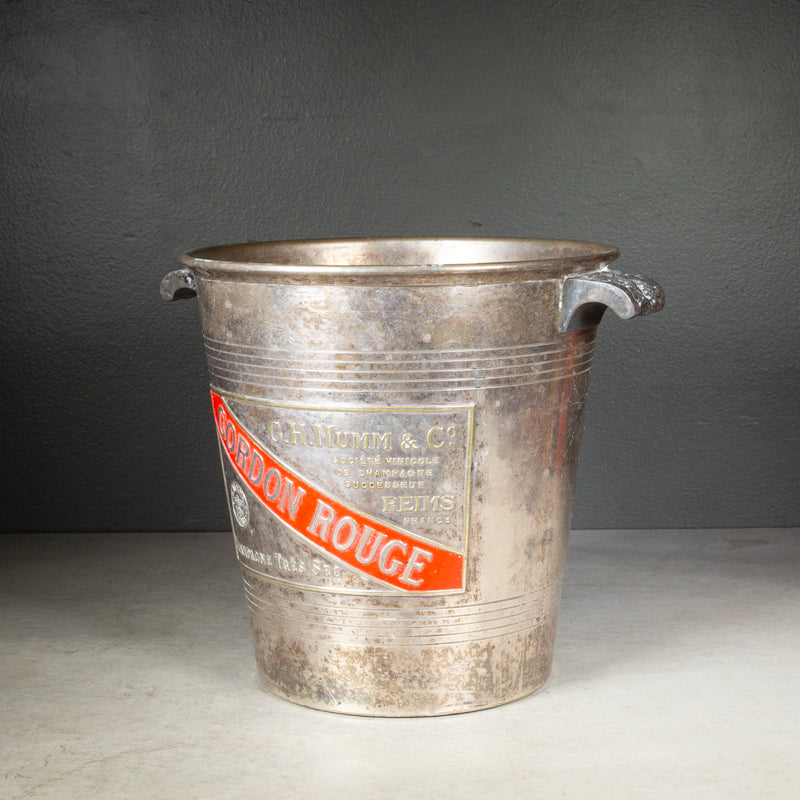 Cordon Rouge French Mumm Champagne Bucket c.1945-1960