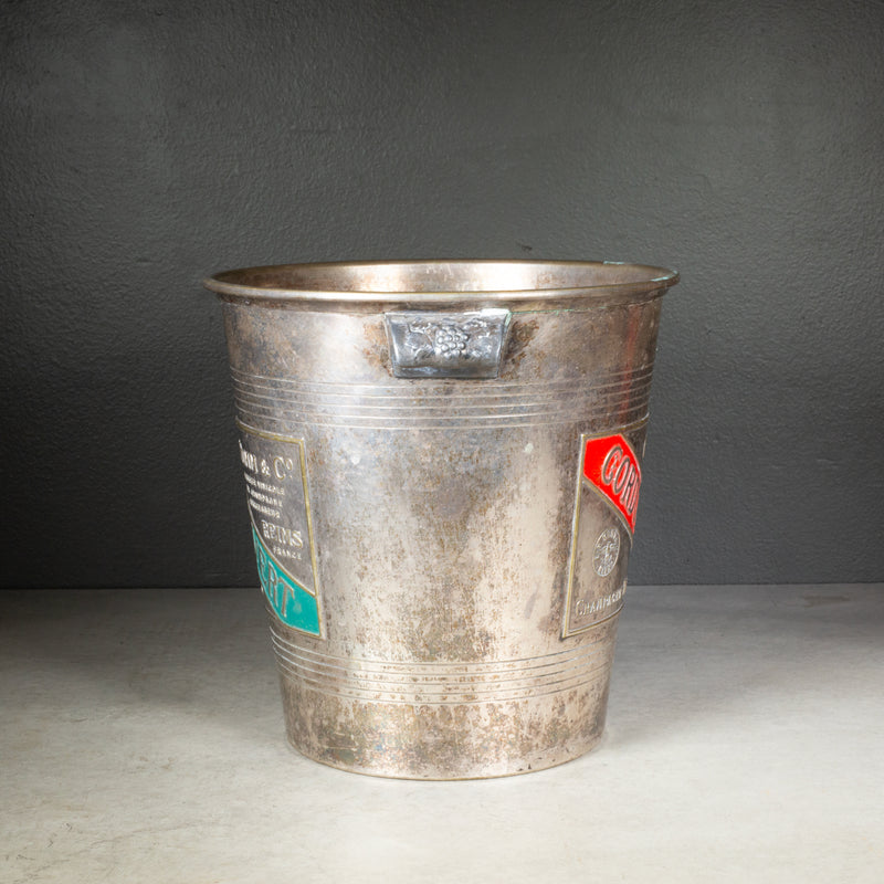 Cordon Rouge French Mumm Champagne Bucket c.1945-1960