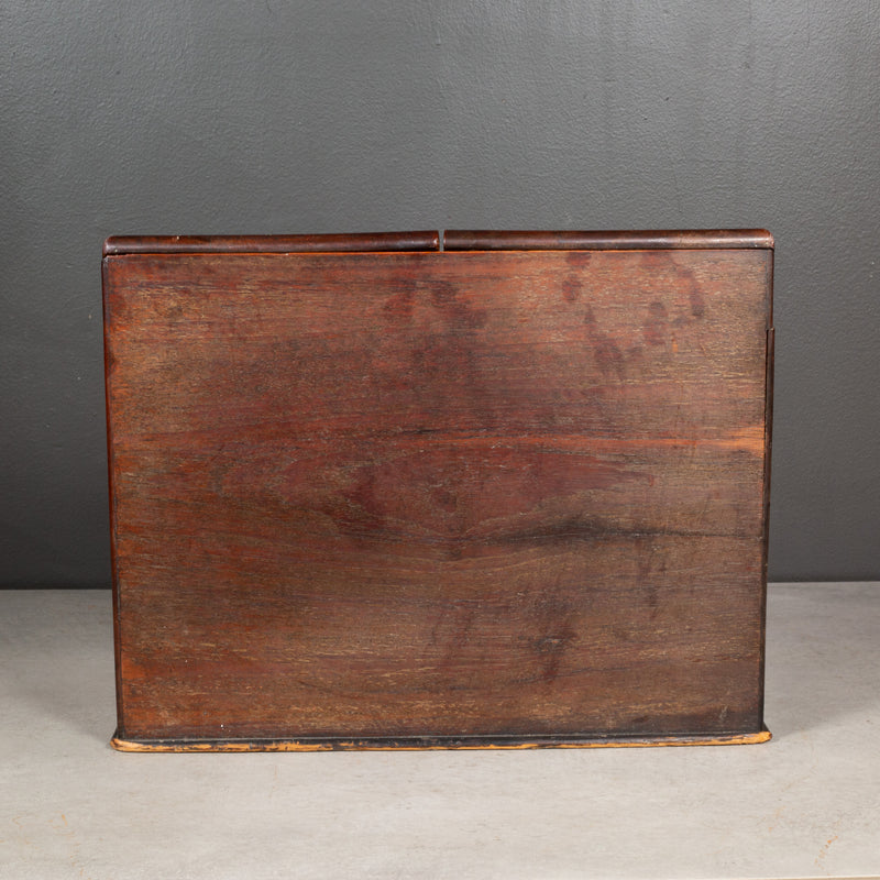 Late 19th c. Mahogany Stationary & Letter Cabinet c.1890-1900