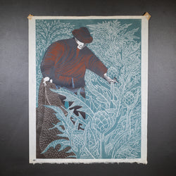 Emmy Lou Packard "Artichoke Pickers", Signed, 1950