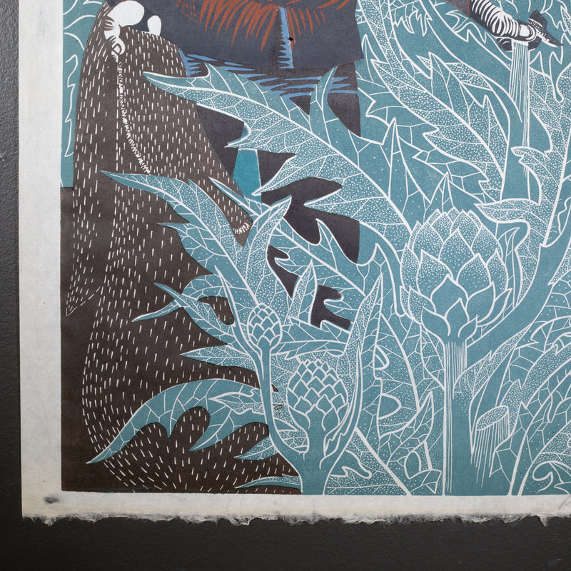 Emmy Lou Packard "Artichoke Pickers", Signed, 1950