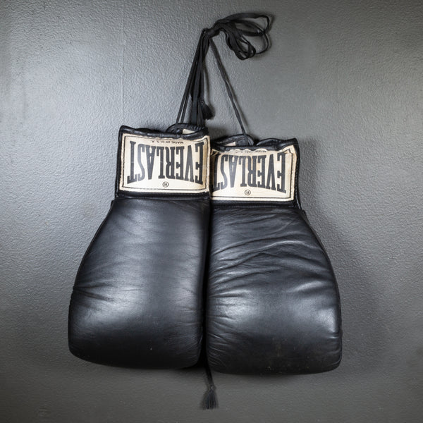Vintage Leather Everlast Training Boxing Gloves