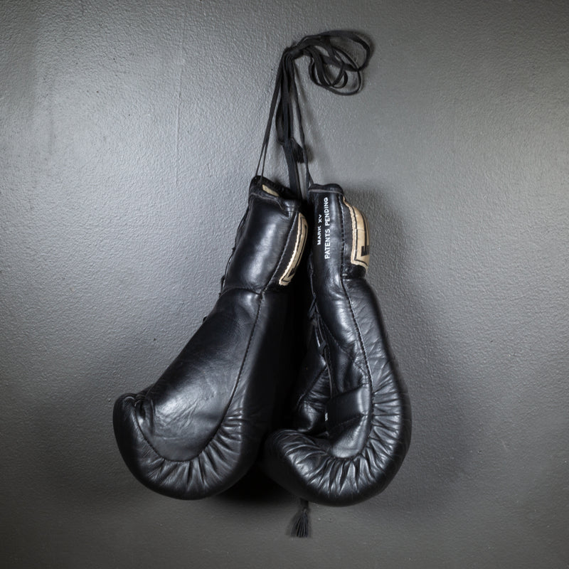 Vintage Leather Everlast Training Boxing Gloves