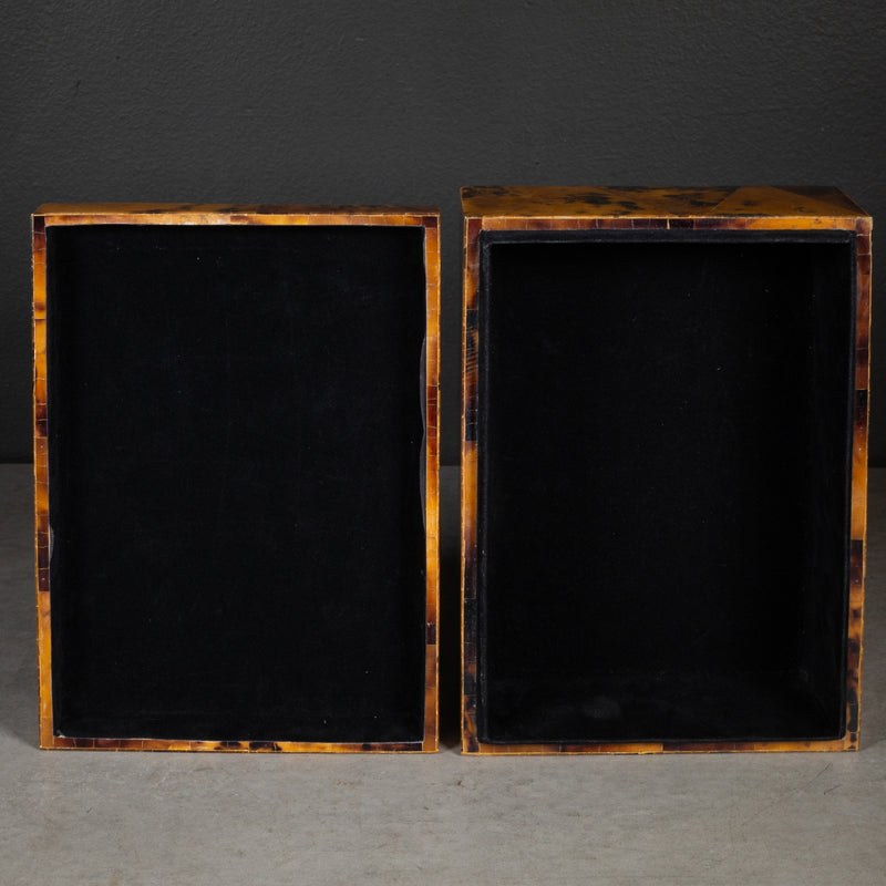 Faux Tortoise Shell Decorative Box