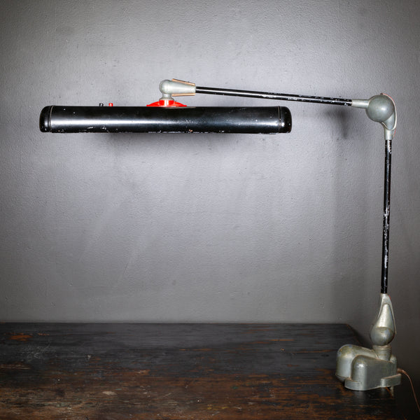 Art Deco Style Flexo Industrial Task Lamp c.1942