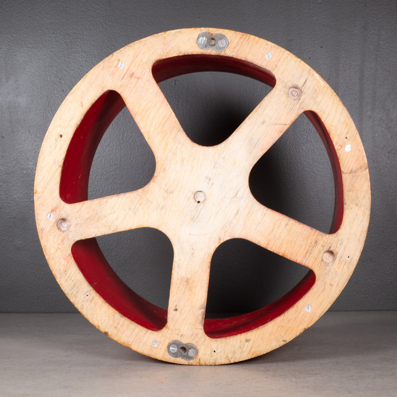Early 20th c. Red Wooden Foundry Mold c.1900