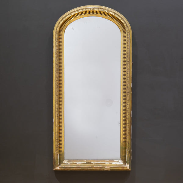 19th c. French Louis Philippe Gold Leaf Mirror c.1860-1890