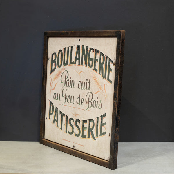 Vintage Hand Painted French Patisserie Sign c.1930-1940