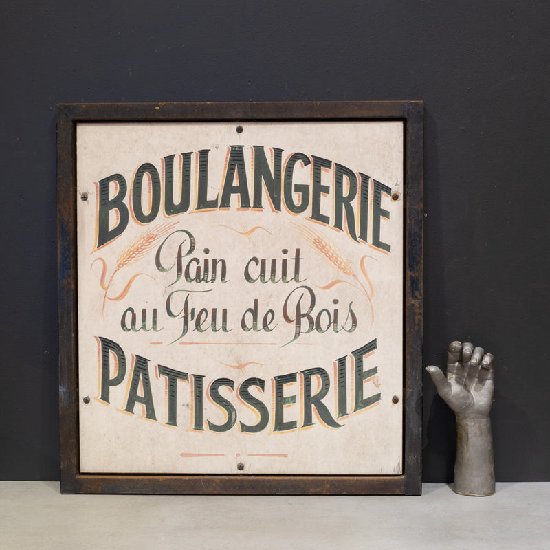 Vintage Hand Painted French Patisserie Sign c.1930-1940