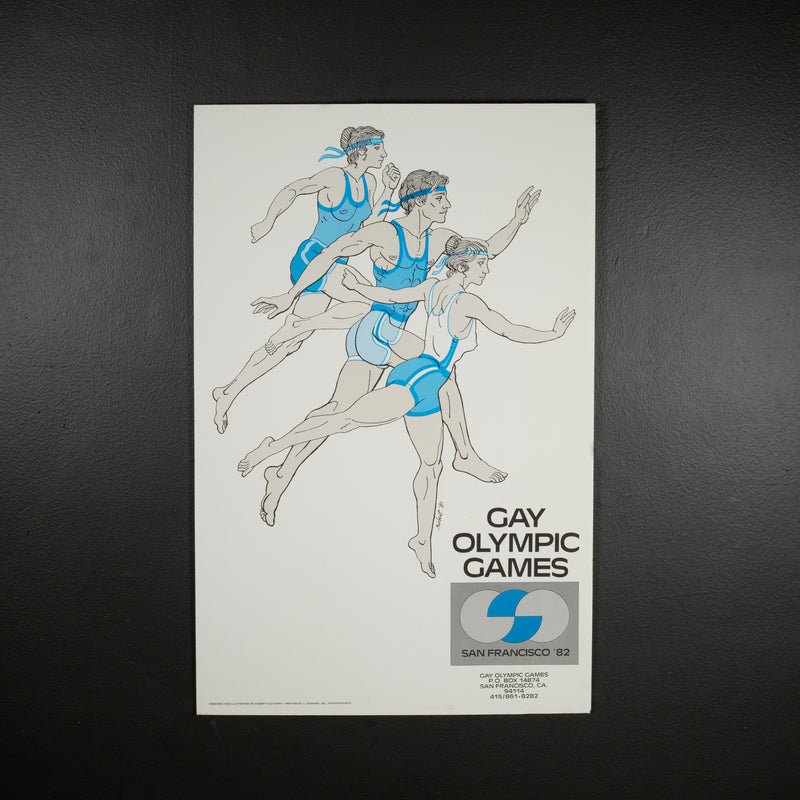 Rare Gay Olympic Games Poster c.1982