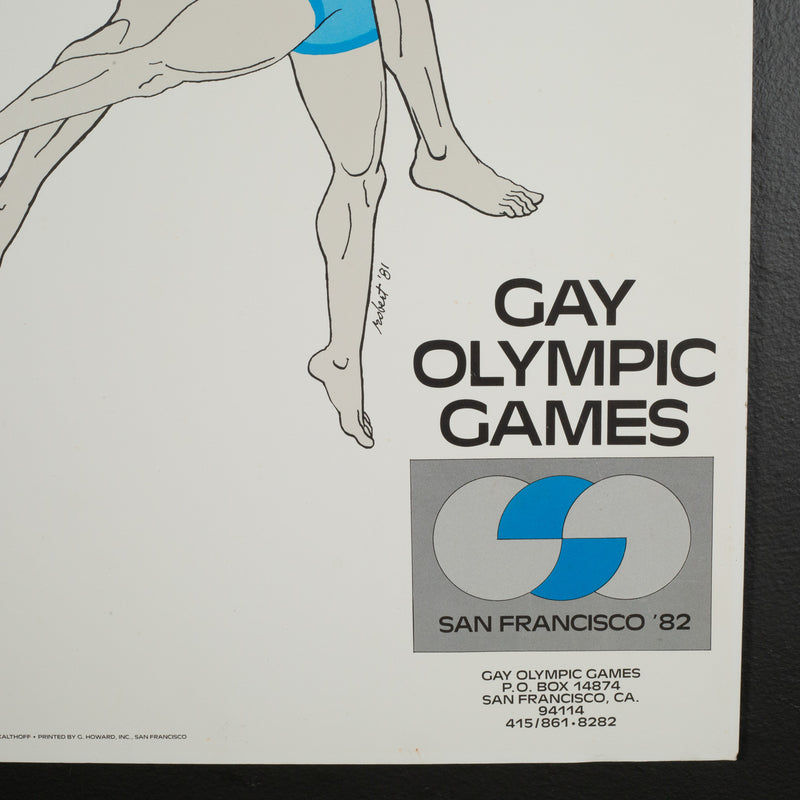 Rare Gay Olympic Games Poster c.1982