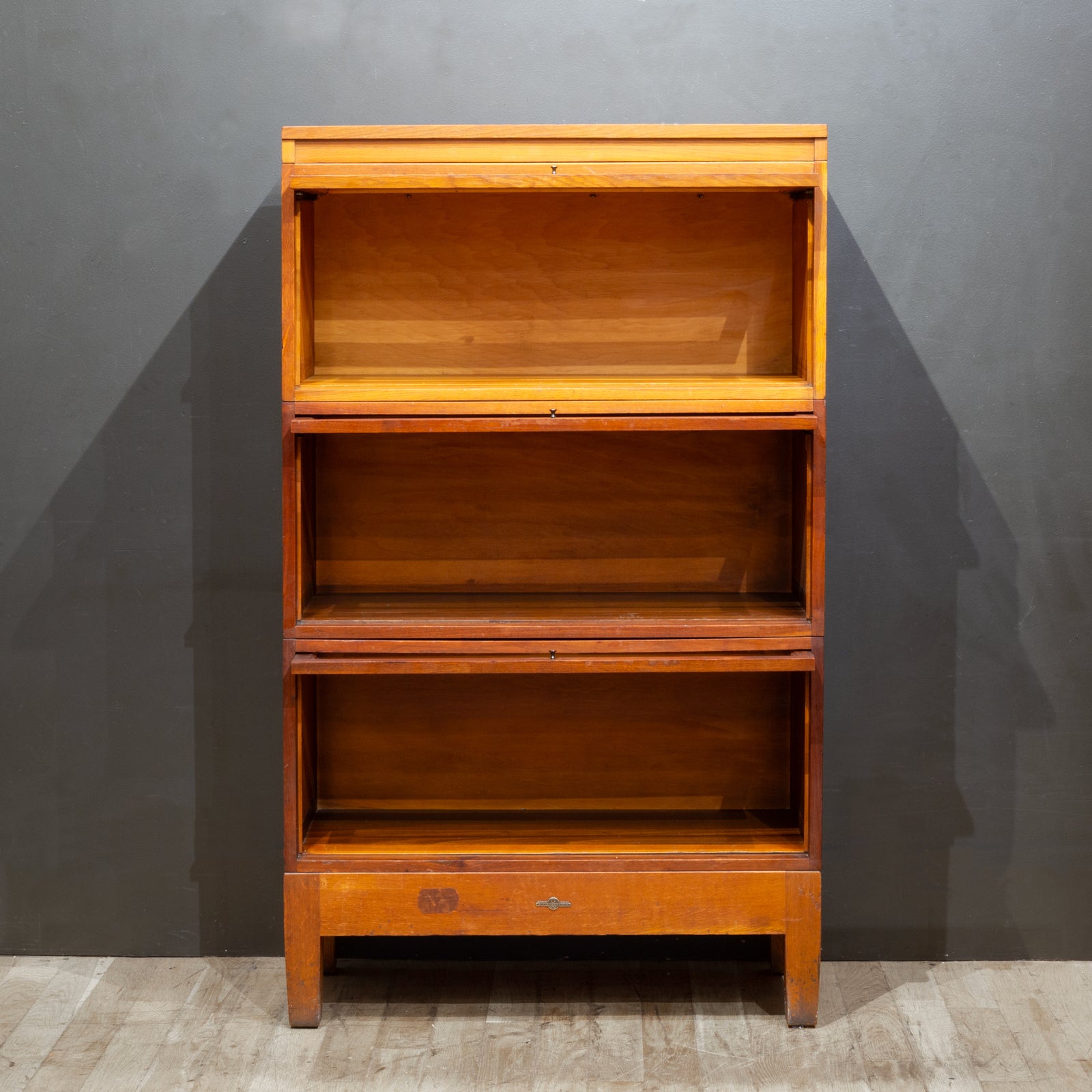 Antique Globe Wernicke 3 Stack Lawyer's Bookcase c.1930 | S16 Home