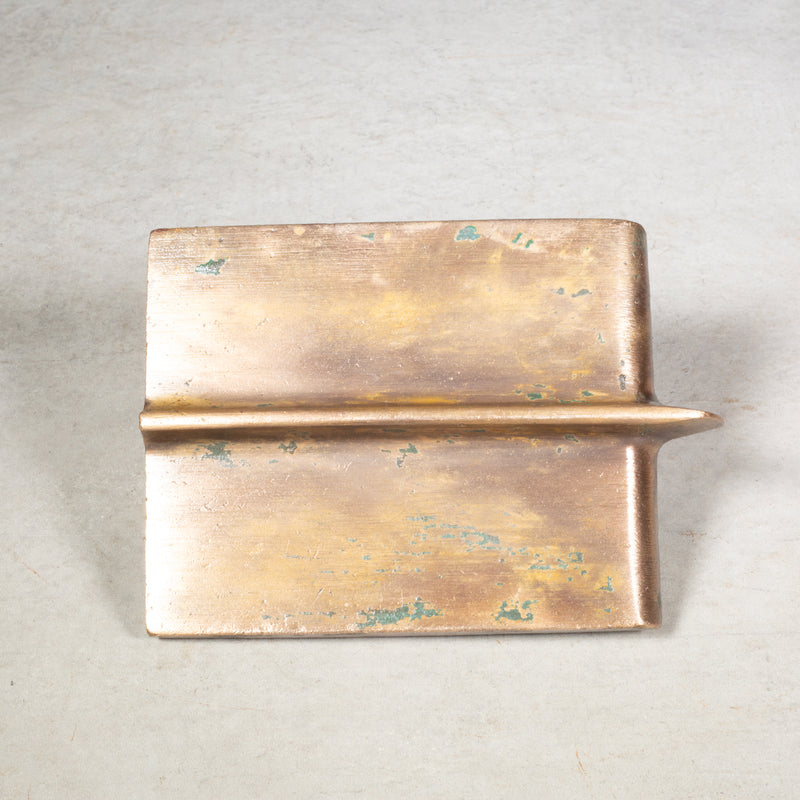 Antique Bronze Concrete Edger c.1920