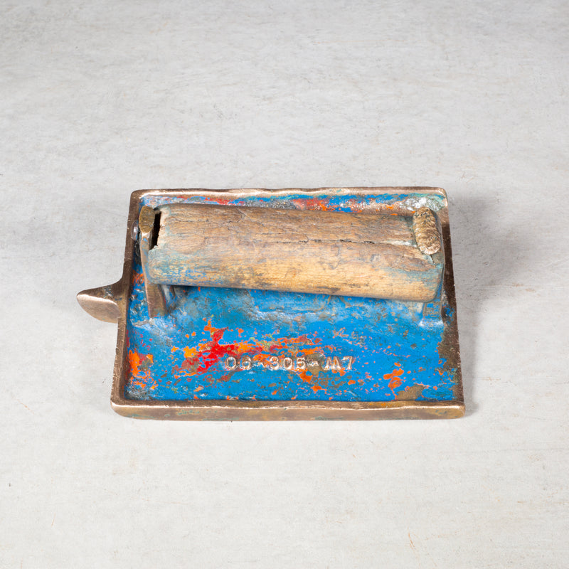 Antique Bronze Concrete Edger c.1920