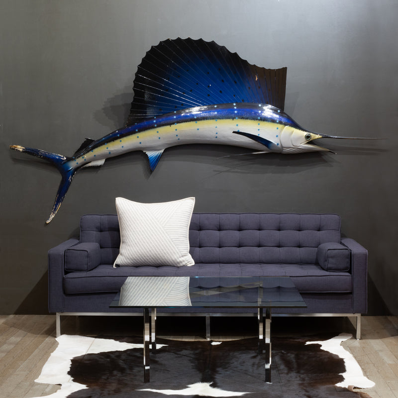 Vintage Taxidermy Sailfish Mount c.1970