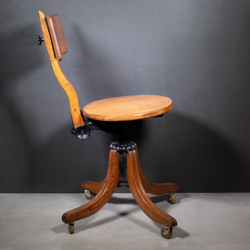 ★昭和家具★ SEF ヴィンテージ アームチェア レトロ家具 純喫茶 曲木 19th c. Heywood Brothers & Wakefield Company Stenographer's Chair