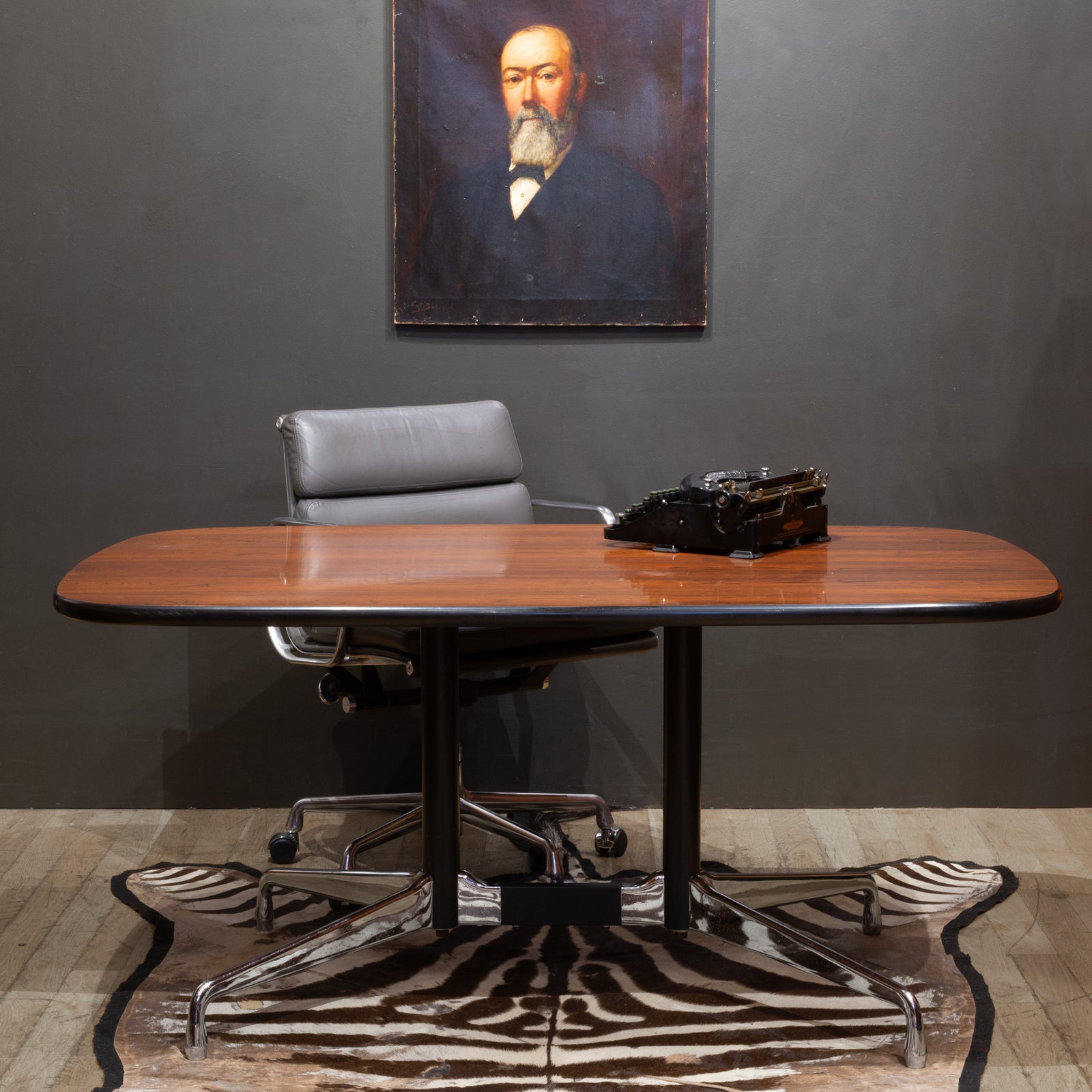 Mid-century Herman Miller Rosewood Segmented Conference/Dining