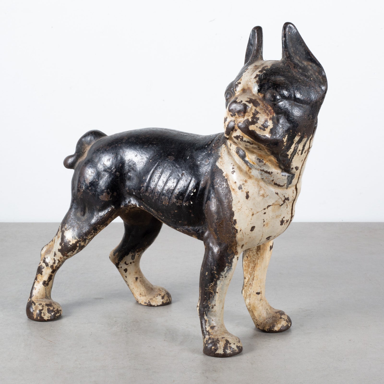 Boston terrier cast iron doorstop hotsell