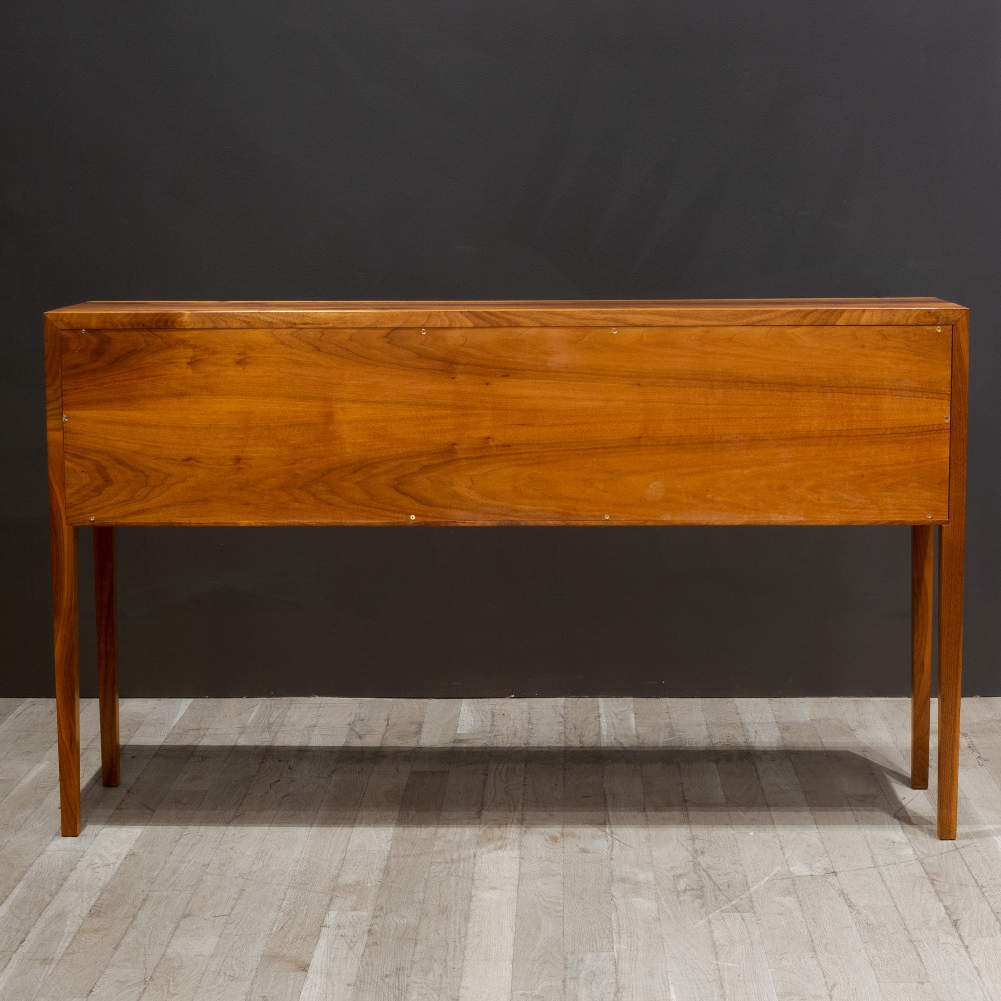 Handmade Walnut and Brass Hunt Table c.2014 | S16 Home