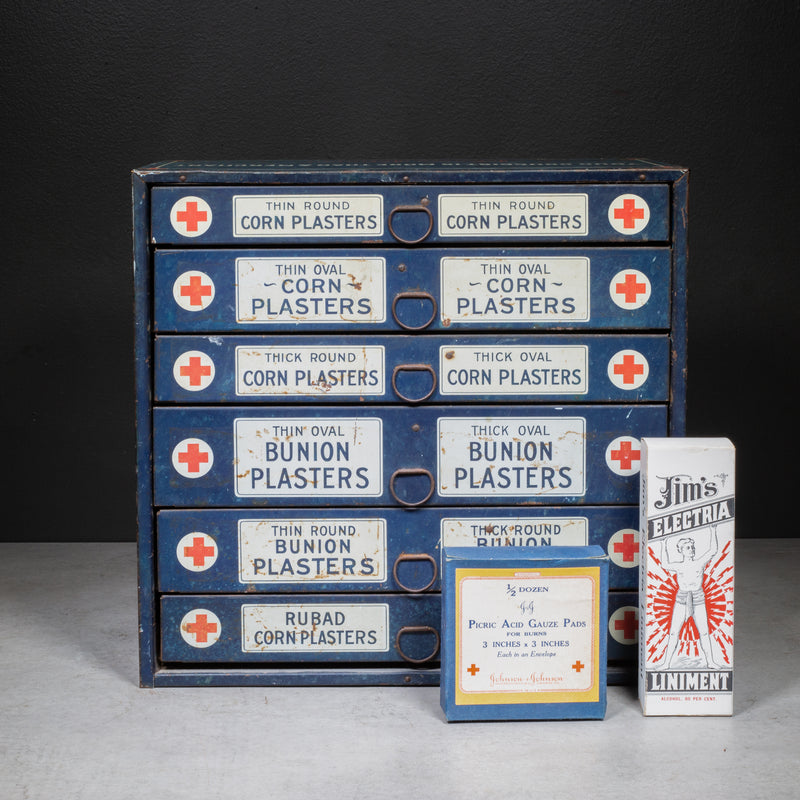 Antique Johnson & Johnson Corn And Bunion Plasters Drug Store 