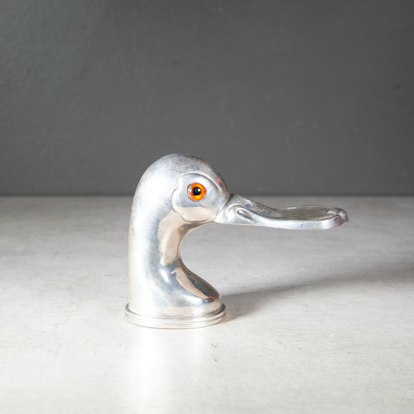 Mid-century Sterling Silver Duck Bottle Opener c.1950