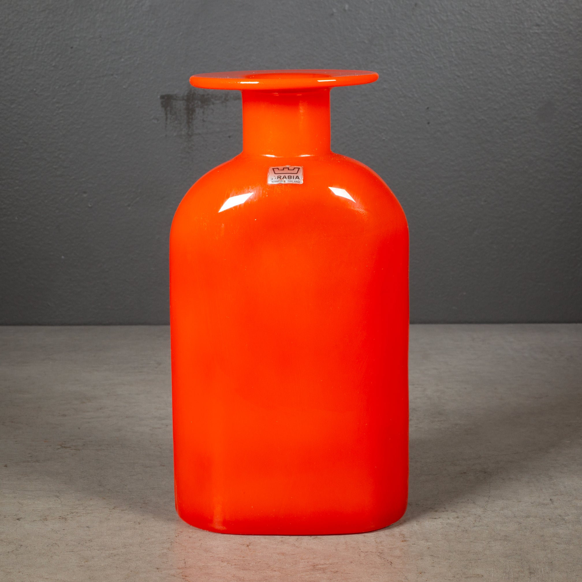 Kaj Franck Nuclear Orange Vase c.1950 | S16 Home