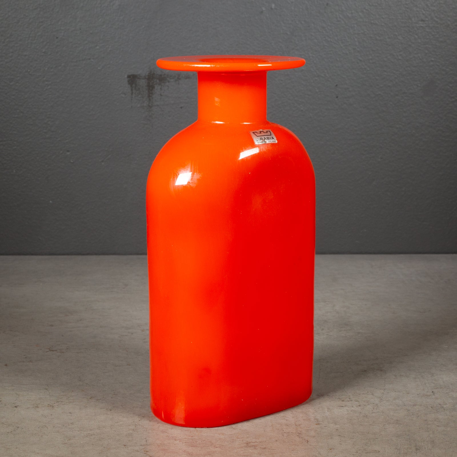 Kaj Franck Nuclear Orange Vase c.1950 | S16 Home