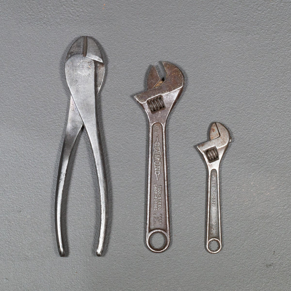 Collection of Antique Screwdrivers and Wire Cutter c. 1940