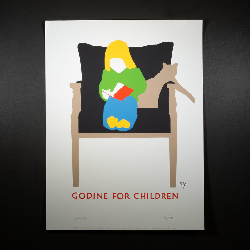 Original Signed Lance Hidy, Godine for Children, Poster c.1982