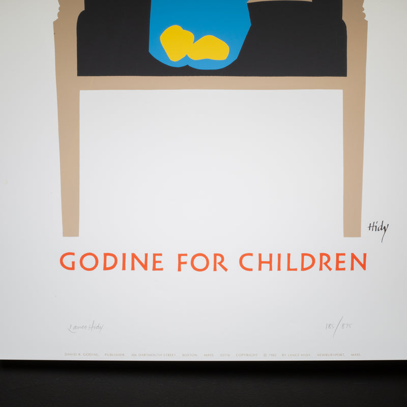Original Signed Lance Hidy, Godine for Children, Poster c.1982
