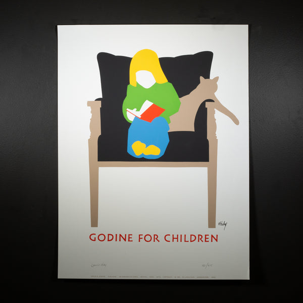 Original Signed Lance Hidy, Godine for Children, Poster c.1982