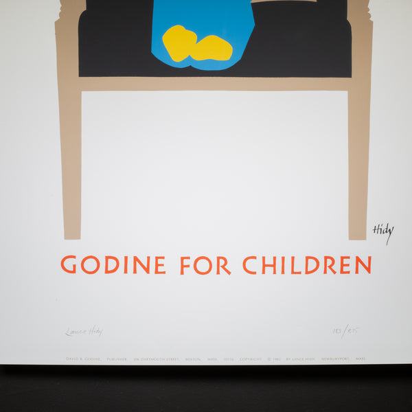 Original Signed Lance Hidy, Godine for Children, Poster c.1982