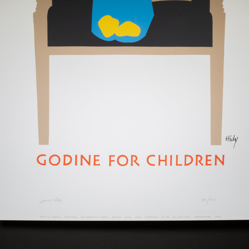 Original Signed Lance Hidy, Godine for Children, Poster c.1982