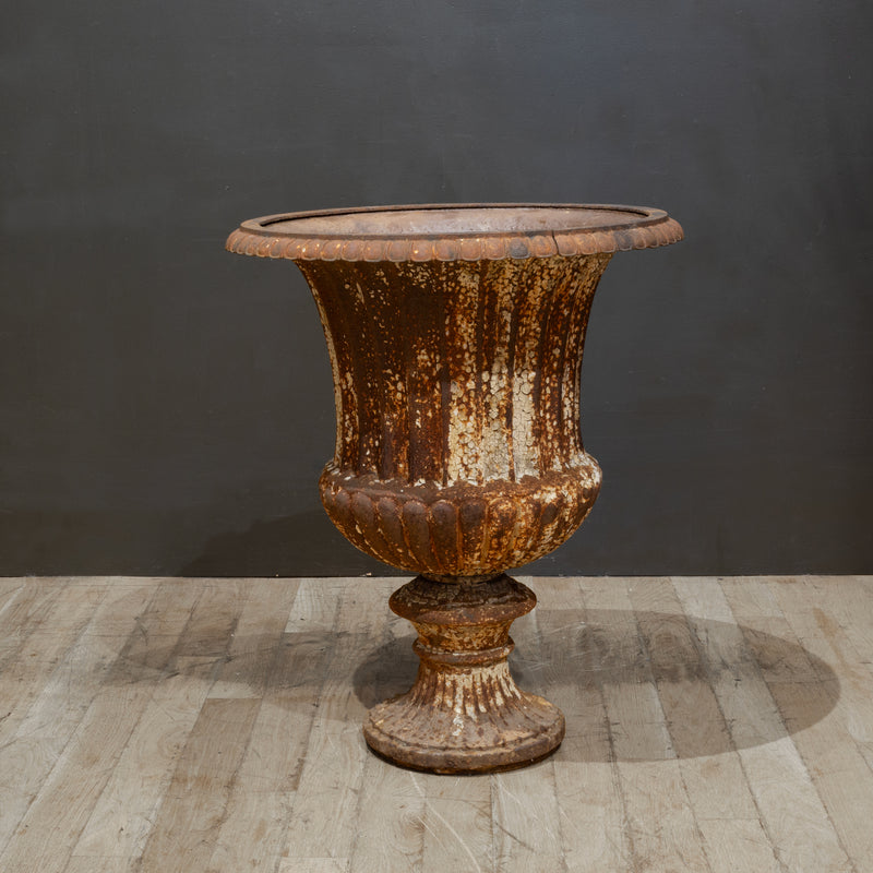Antique Cast iron Garden Urn
