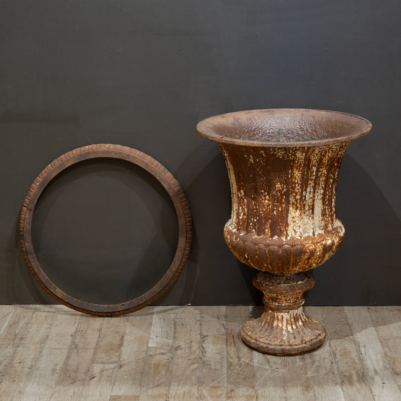 Antique Cast iron Garden Urn