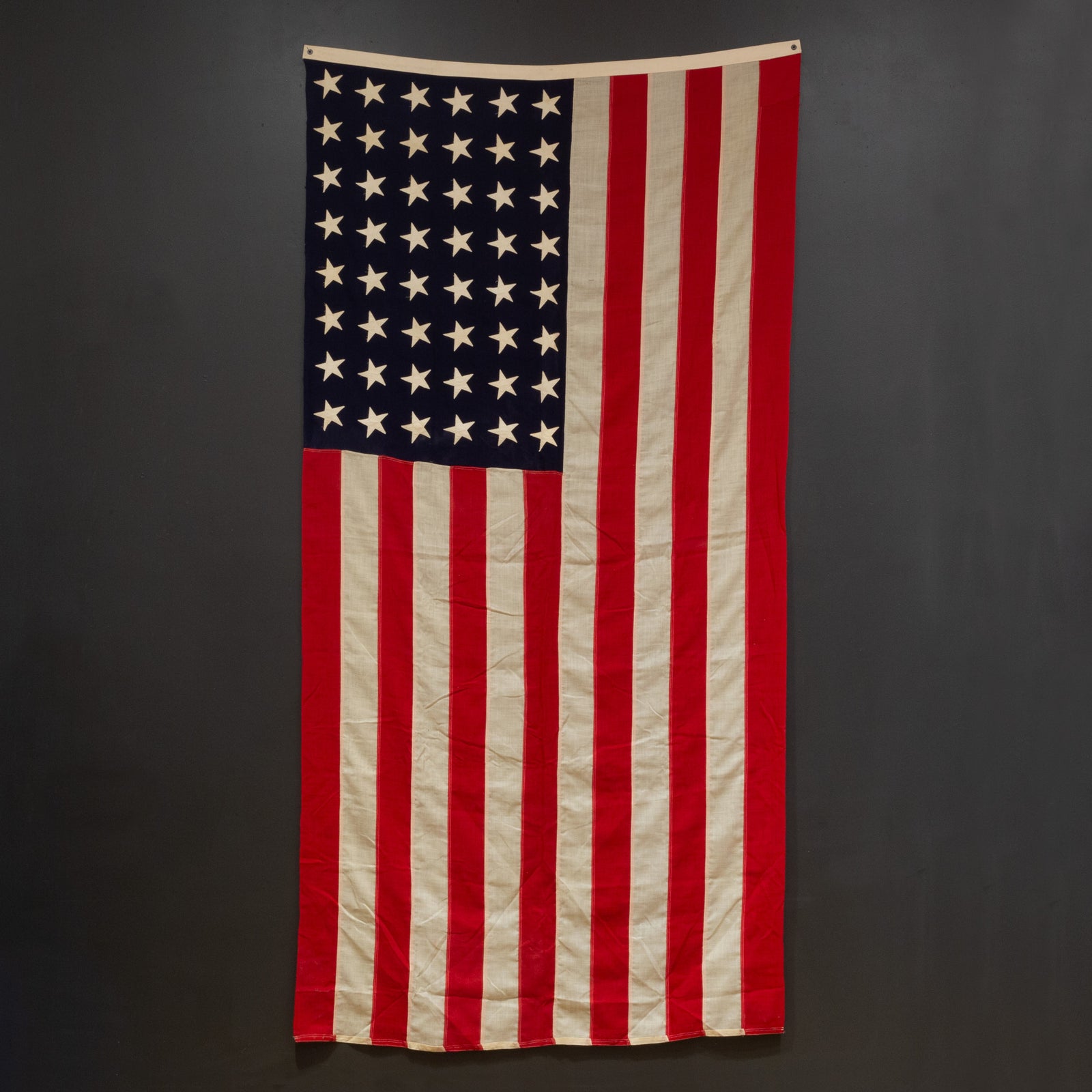 Large Vintage Wool American Flag with 48 Stars c.1940-1950 | S16 Home