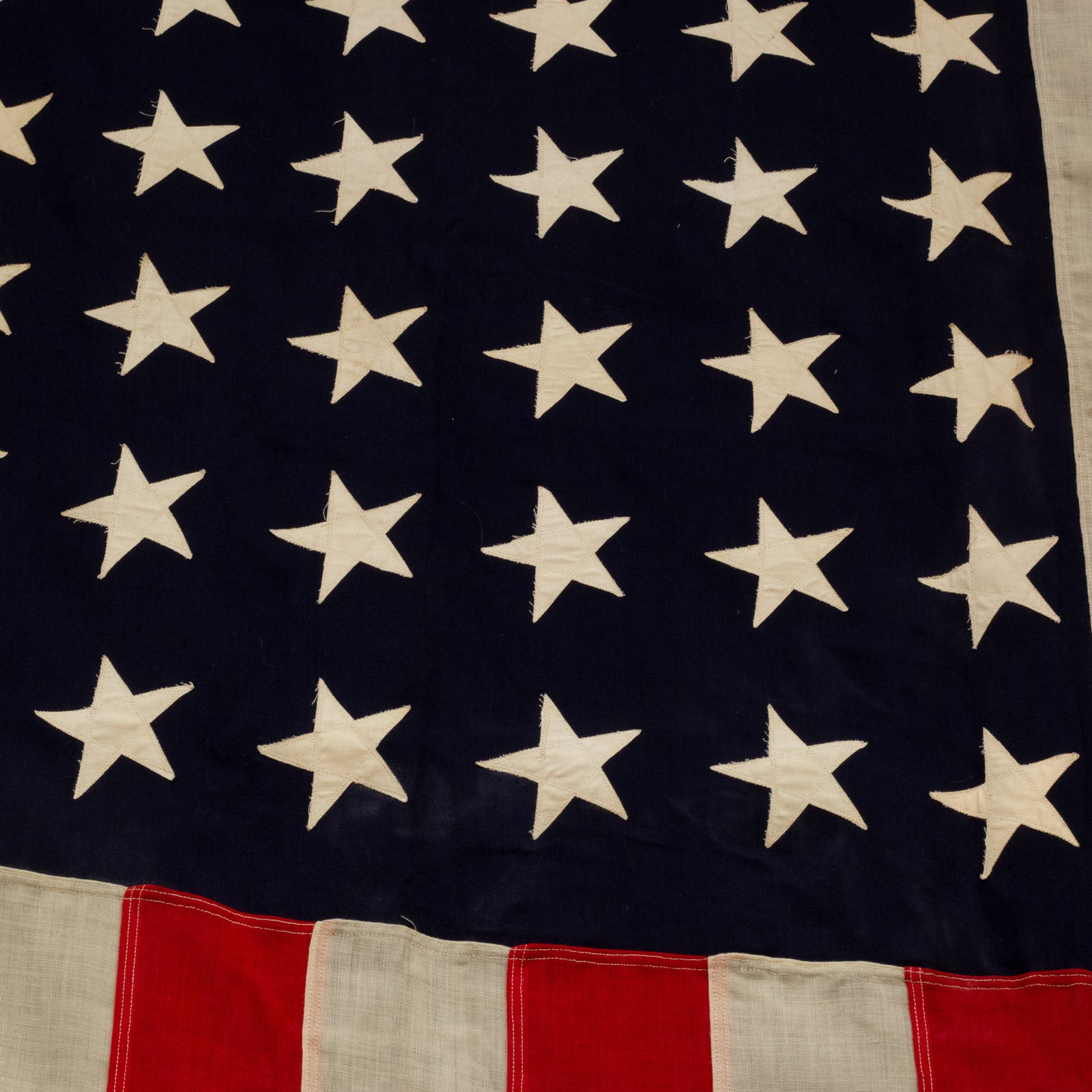 Large Vintage Wool American Flag with 48 Stars c.1940-1950 | S16 Home