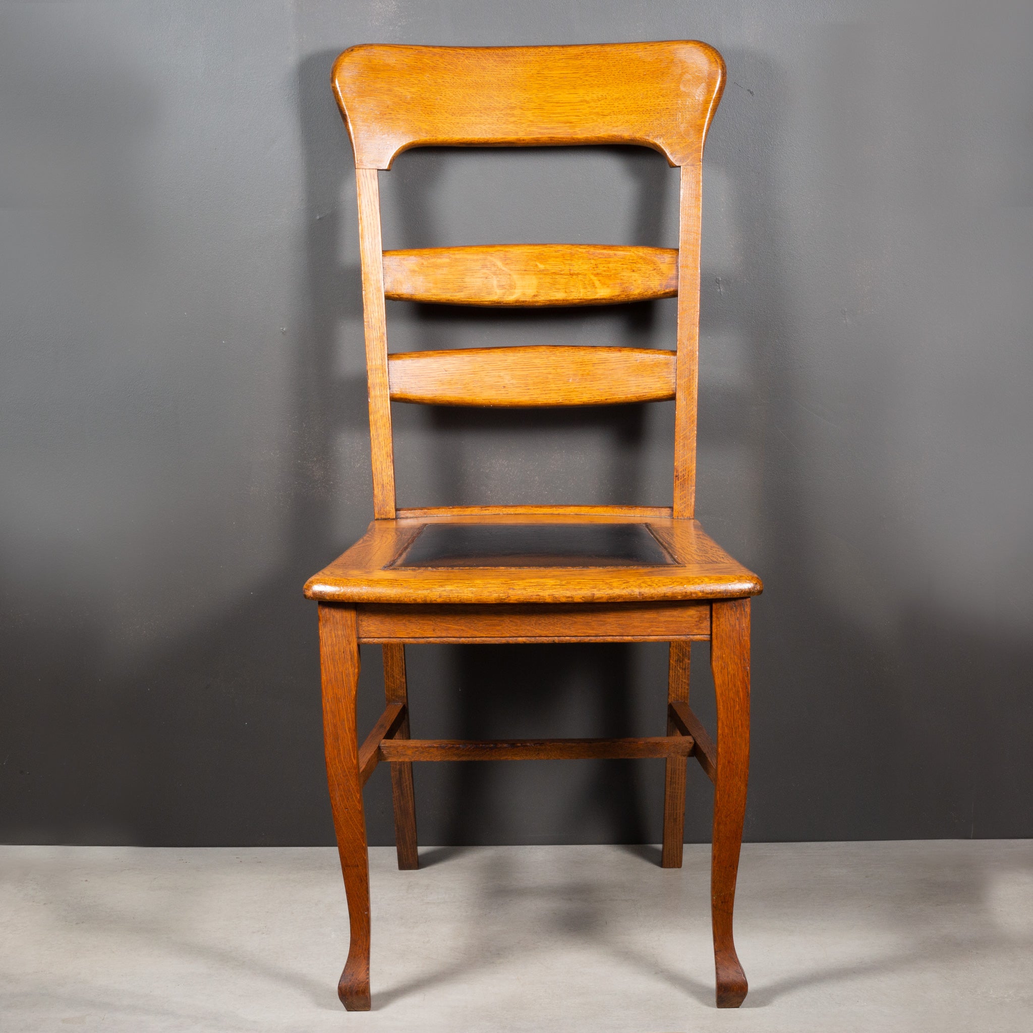 Antique Tiger Maple Ladder Back Desk Chair S16 Home