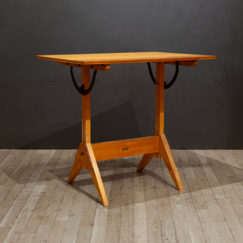 Vintage A. Lietz Co. Drafting Table c.1940