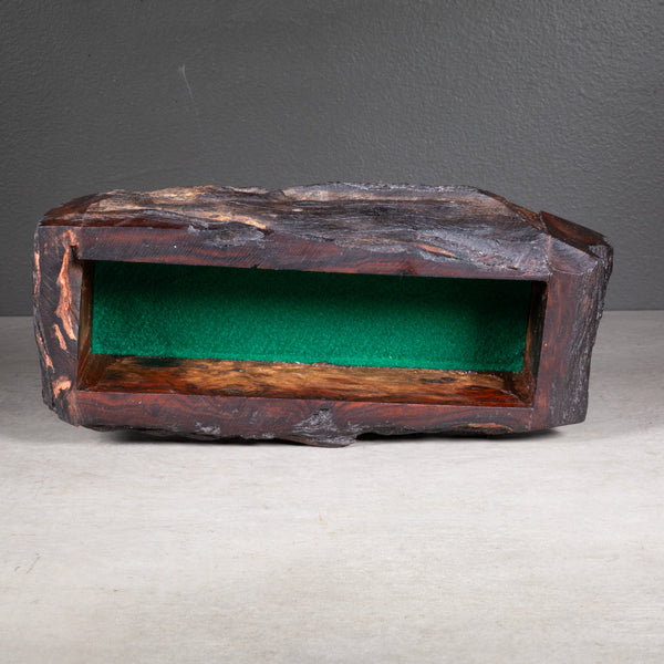 Rustic Live Edge Rosewood Box c.1940