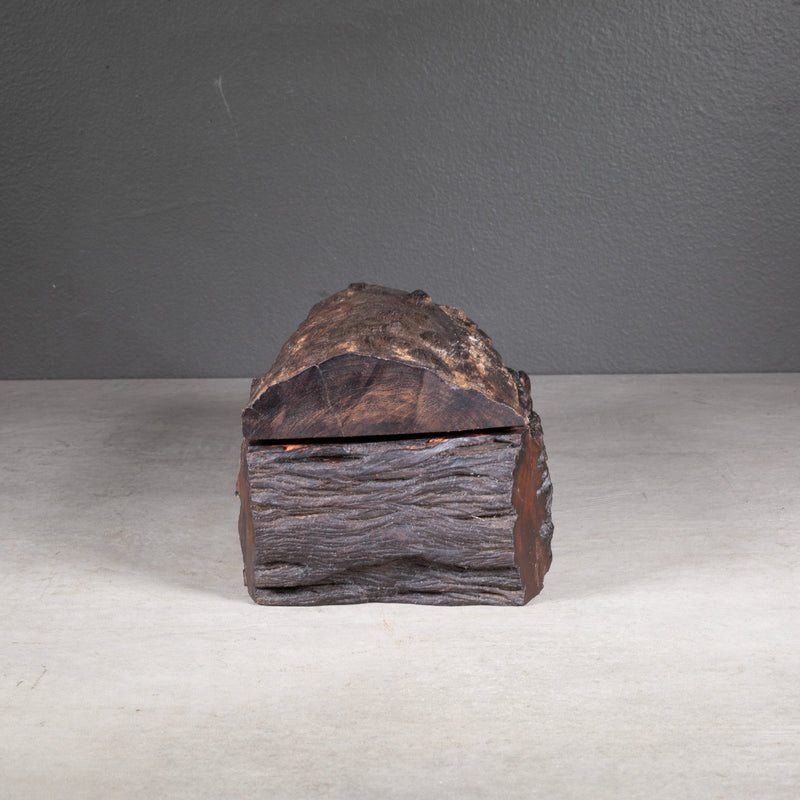 Rustic Live Edge Rosewood Box c.1940