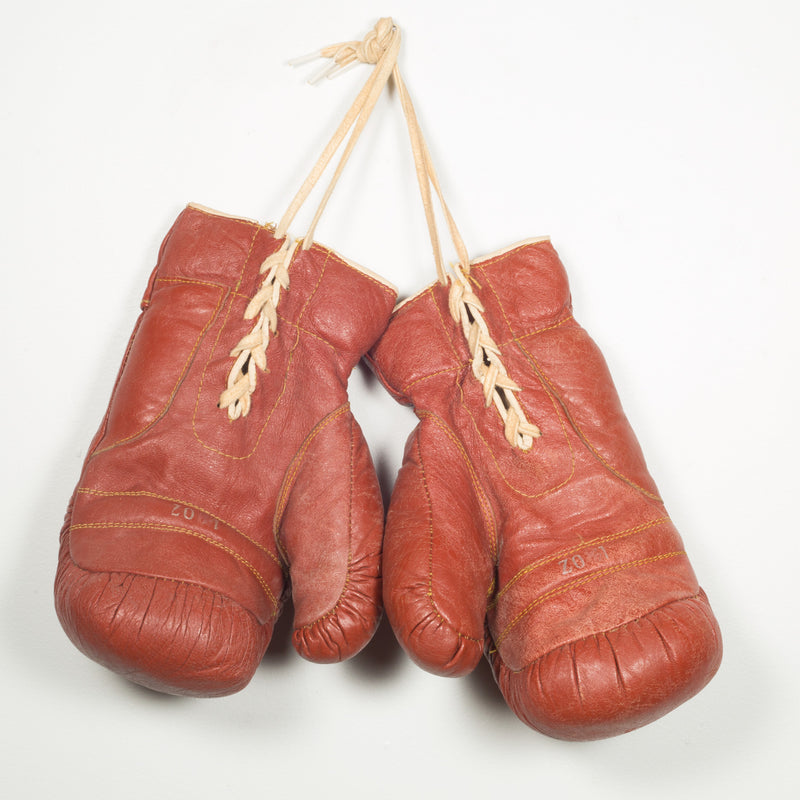 Vintage Markwort Leather Boxing Gloves c.1950