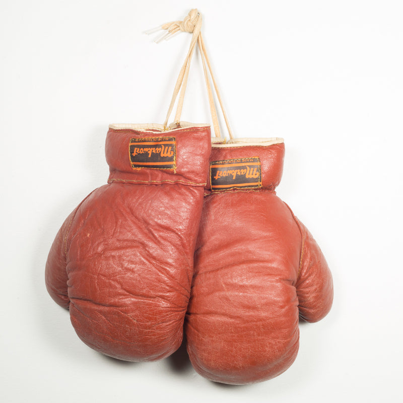 Vintage Markwort Leather Boxing Gloves c.1950