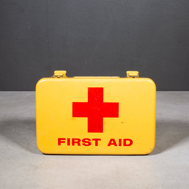 Mid-century Industrial Metal First Aid Box c.1950 | S16 Home