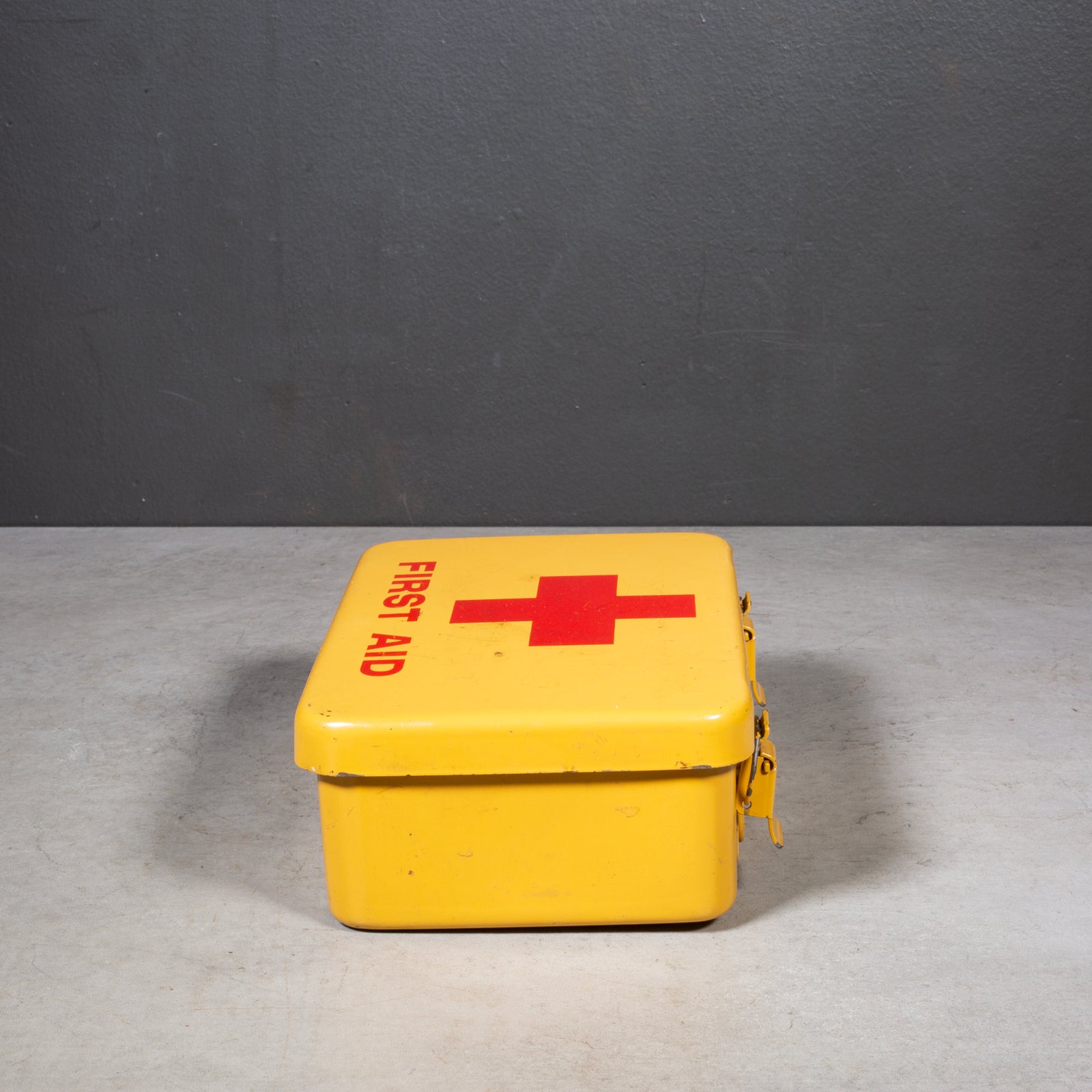 Mid-century Industrial Metal First Aid Box c.1950 | S16 Home